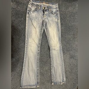 Women’s Rue21 Bootcut low rise jeans size 3/4 regular
